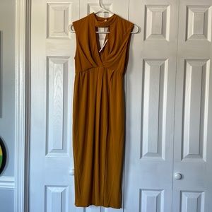 ASOS maternity dress, size 8 mustard color